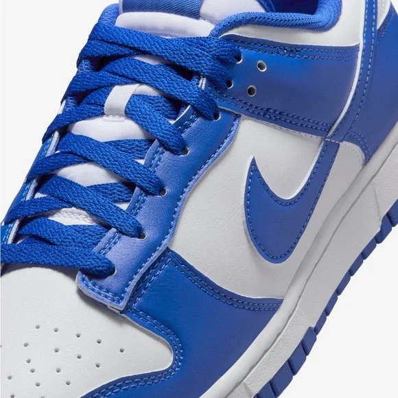 NIB Nike Dunk Lows Retro Royal Blue and White